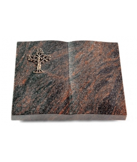 Livre/Englisch-Teak Baum 2 (Bronze)