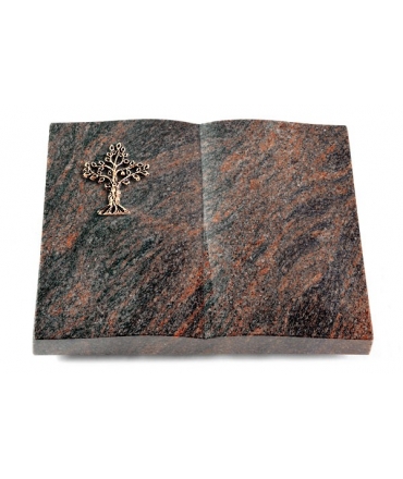 Livre/Englisch-Teak Baum 2 (Bronze)