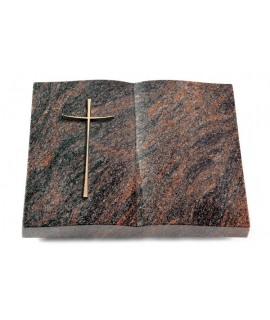 Livre/Englisch-Teak Kreuz 2 (Bronze)