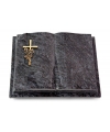 Livre Auris/Indisch-Black Kreuz/Rosen (Bronze)