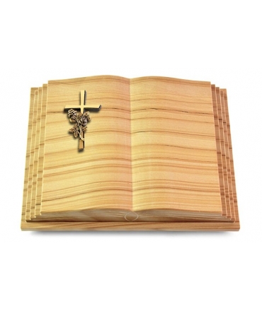 Livre Pagina/Rainbow Kreuz/Rosen (Bronze)