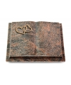 Livre Podest/Aruba Herzen (Bronze)