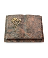 Livre Podest/Aruba Lilie (Bronze)