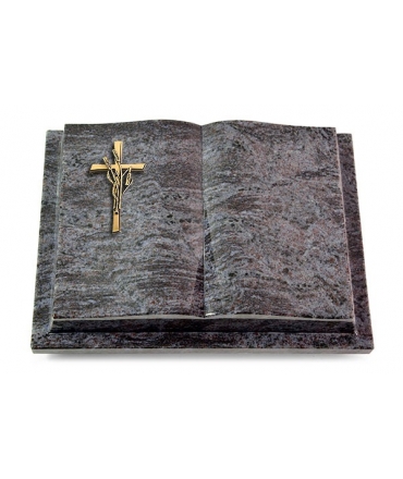 Livre Podest/Indisch Black Kreuz/Ähren (Bronze)