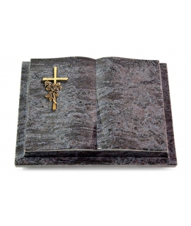 Livre Podest/Indisch Black Kreuz/Rose (Bronze)