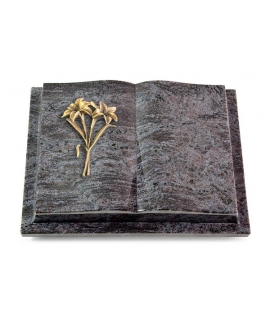 Livre Podest/Indisch Black Lilie (Bronze)