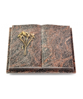 Livre Podest Folia/Aruba Lilie (Bronze)