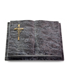 Livre Podest Folia/Indisch Black Kreuz/Ähren (Bronze)