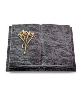 Livre Podest Folia/Indisch Black Lilie (Bronze)