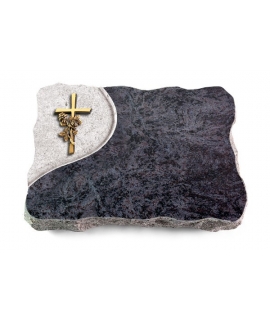 Omega Marmor/Folio Kreuz/Rose (Bronze)