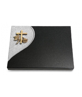 Grabtafel Aruba Folio Kreuz 1 (Bronze)