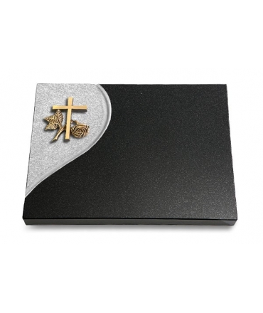 Grabtafel Aruba Folio Kreuz 1 (Bronze)