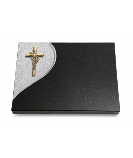 Grabtafel Aruba Folio Kreuz/Ähren (Bronze)