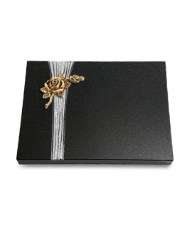 Grabtafel Aruba Strikt Rose 1 (Bronze)