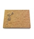 Grabtafel Indisch Black Pure Rose 9 (Bronze)