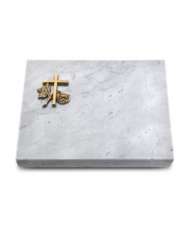 Grabtafel Kashmir Pure Kreuz 1 (Bronze)