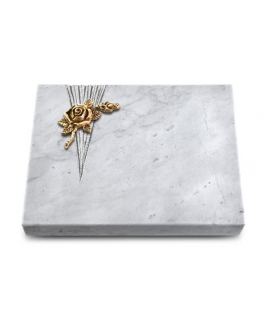 Grabtafel Kashmir Delta Rose 1 (Bronze)