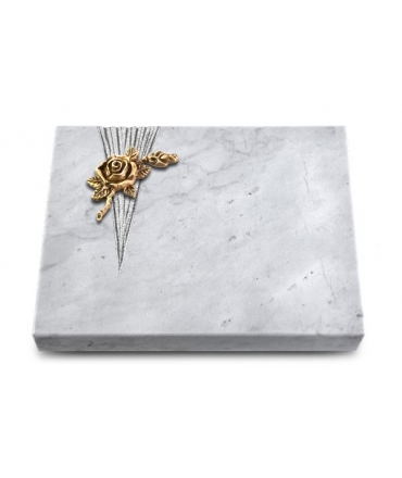 Grabtafel Kashmir Delta Rose 1 (Bronze)