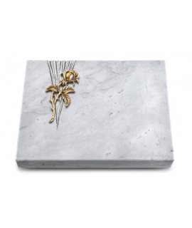 Grabtafel Kashmir Delta Rose 2 (Bronze)