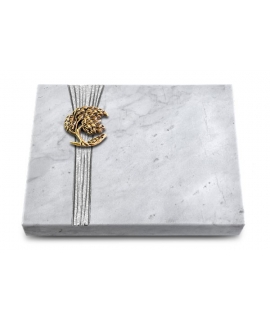 Grabtafel Kashmir Strikt Baum 1 (Bronze)