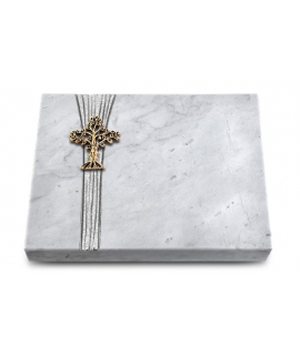 Grabtafel Kashmir Strikt Baum 2 (Bronze)