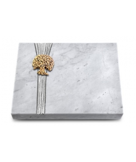 Grabtafel Kashmir Strikt Baum 3 (Bronze)