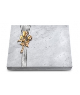 Grabtafel Kashmir Strikt Rose 11 (Bronze)