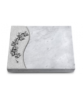 Grabtafel Kashmir Wave Efeu (Alu)