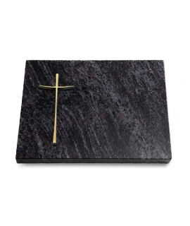 Grabtafel Kashmir Pure Kreuz 2 (Bronze)