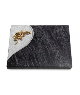 Grabtafel Kashmir Folio Rose 1 (Bronze)