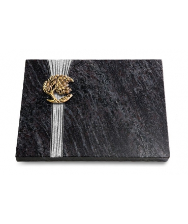 Grabtafel Kashmir Strikt Baum 1 (Bronze)