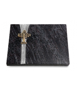 Grabtafel Kashmir Strikt Baum 2 (Bronze)