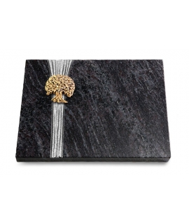 Grabtafel Kashmir Strikt Baum 3 (Bronze)