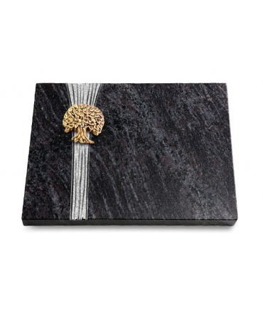 Grabtafel Kashmir Strikt Baum 3 (Bronze)