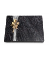 Grabtafel Kashmir Strikt Rose 11 (Bronze)