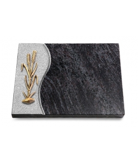 Grabtafel Kashmir Wave Ähren 2 (Bronze)