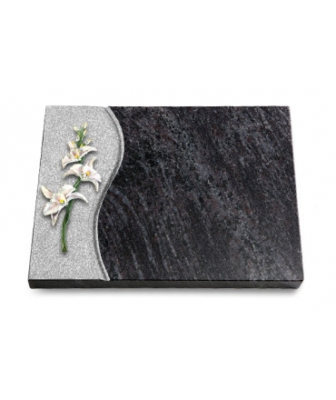 Grabtafel Kashmir Wave Orchidee (Color)