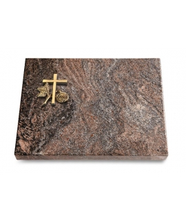 Grabtafel Orion Pure Kreuz 1 (Bronze)