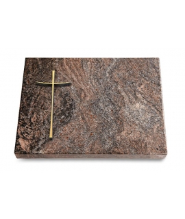 Grabtafel Orion Pure Kreuz 2 (Bronze)