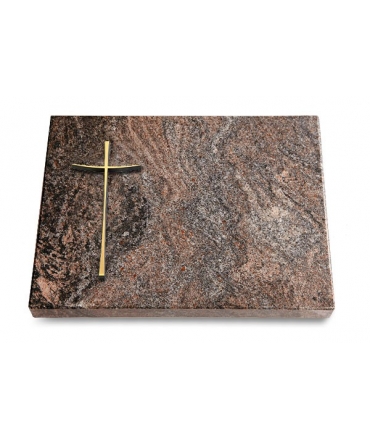 Grabtafel Orion Pure Kreuz 2 (Bronze)