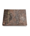 Grabtafel Orion Pure Kreuz 2 (Bronze)