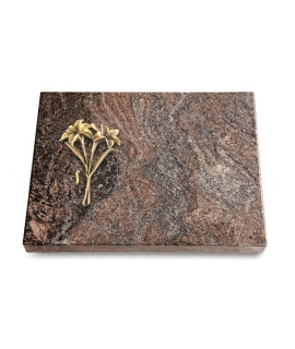 Grabtafel Orion Pure Lilie (Bronze)