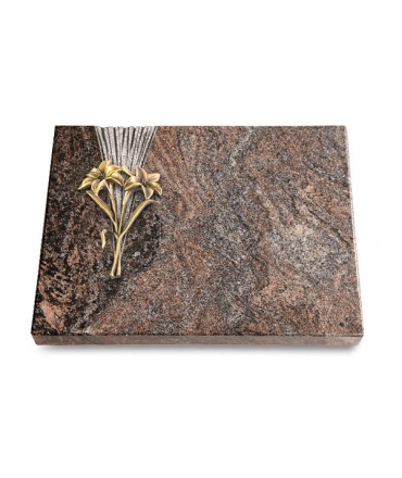 Grabtafel Orion Delta Lilie (Bronze)