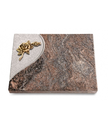 Grabtafel Orion Folio Rose 1 (Bronze)