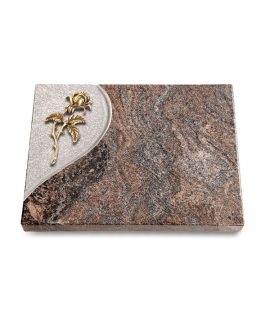 Grabtafel Orion Folio Rose 2 (Bronze)