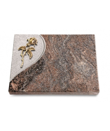 Grabtafel Orion Folio Rose 2 (Bronze)