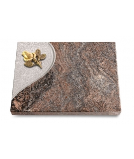 Grabtafel Orion Folio Rose 3 (Bronze)