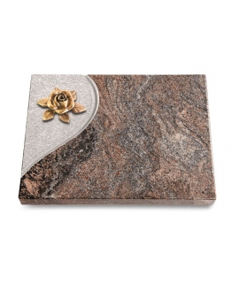 Grabtafel Orion Folio Rose 4 (Bronze)