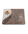 Grabtafel Orion Folio Rose 4 (Bronze)