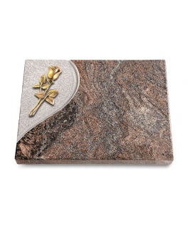 Grabtafel Orion Folio Rose 8 (Bronze)